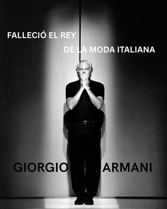 Falleció el rey de la moda italiana, Giorgio Armani