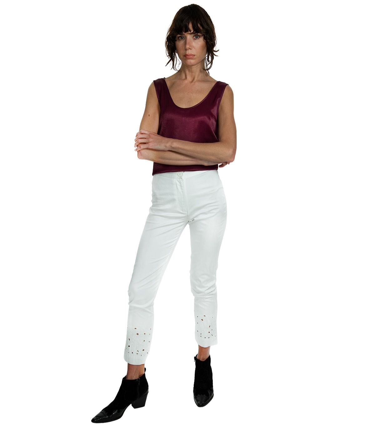PANTALÓN PITILLO BLANCO
