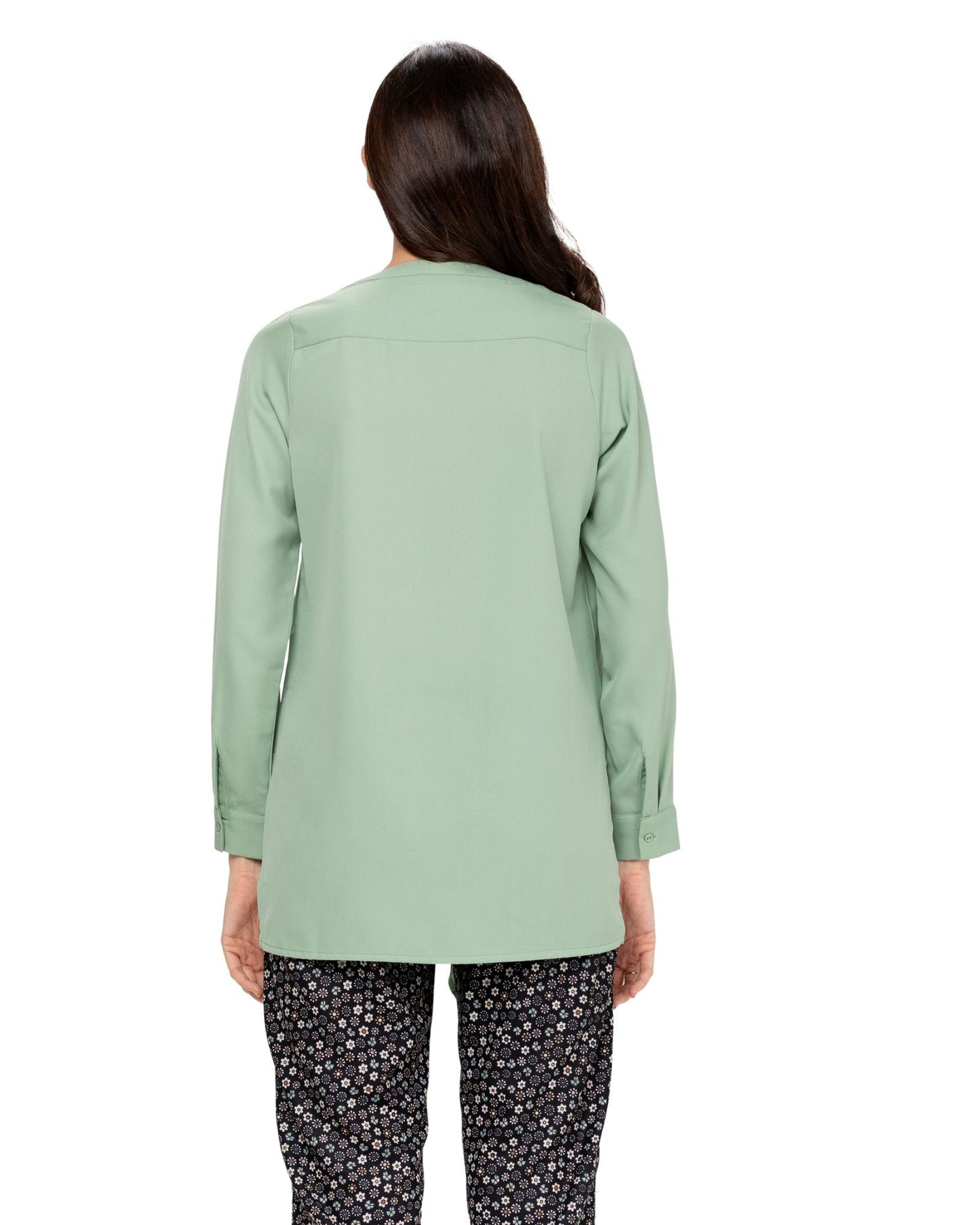 BLUSA CON VOLANTE DELANTERO ALIZEE
