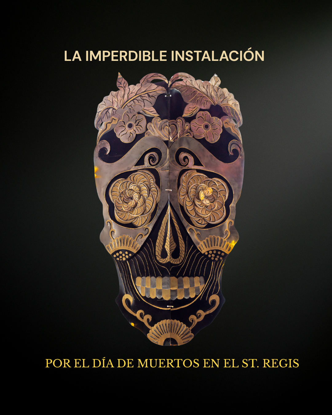 La imperdible instalación por el Día de Muertos en el St. Regis