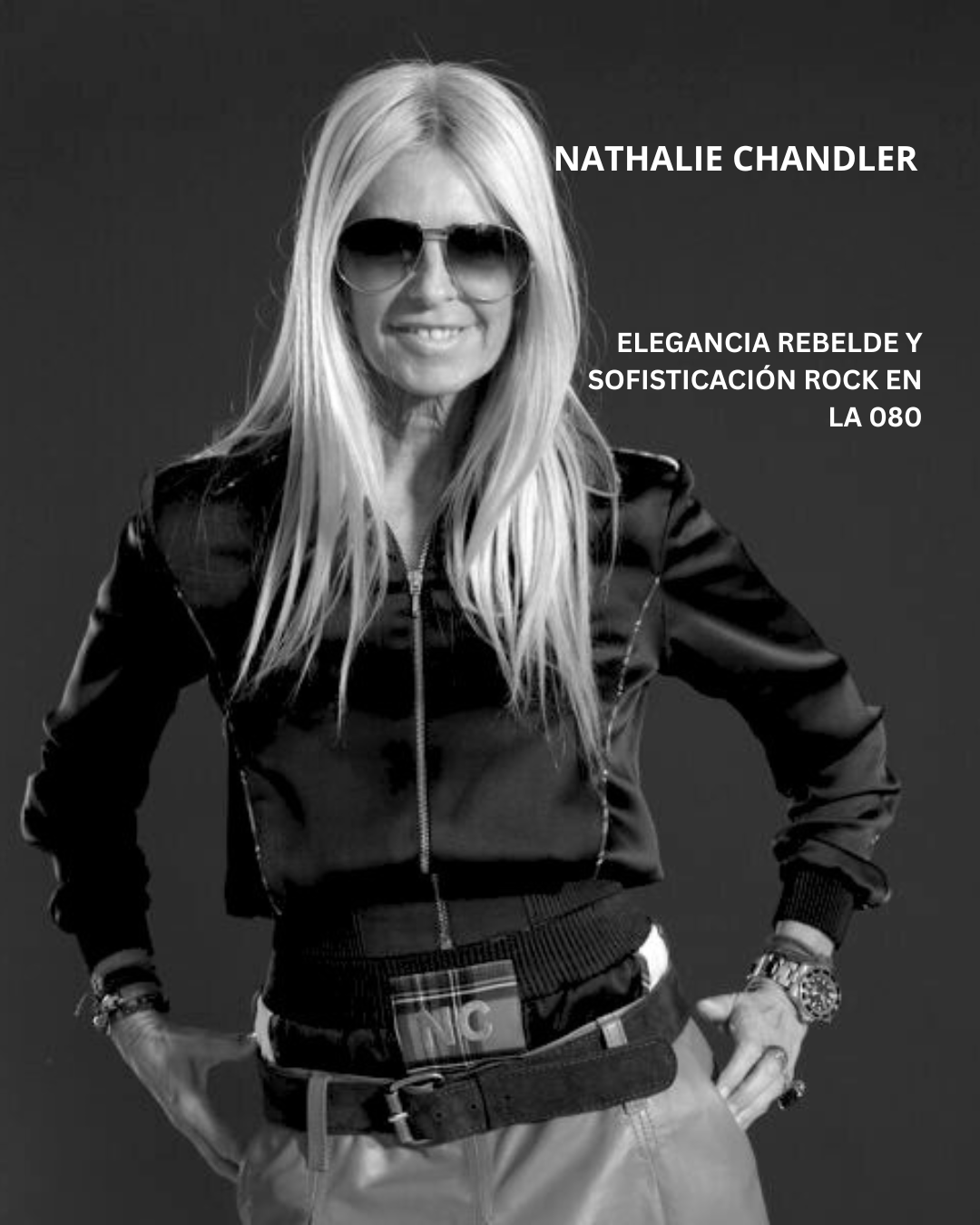 Nathalie Chandler: elegancia rebelde y sofisticación rock en la 080