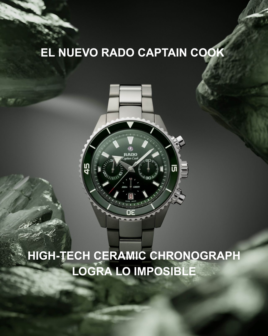 El nuevo Rado Captain Cook High-Tech Ceramic Chronograph logra lo imposible