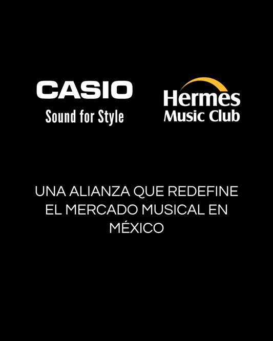 Casio y Hermes Music, una alianza que redefine el mercado musical en México