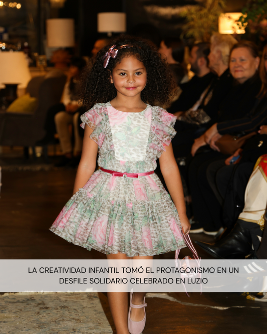 La creatividad infantil tomó el protagonismo en un desfile solidario celebrado en LUZIO