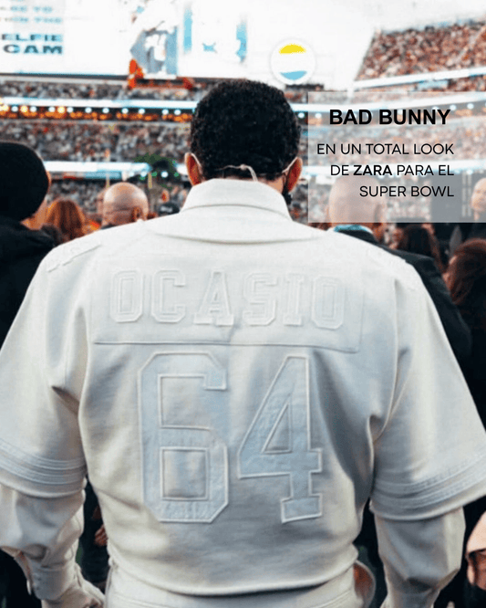 Bad Bunny en un total look de Zara para el Super Bowl