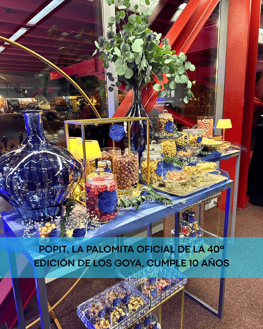 POPIT, la palomita oficial de la 40ª edición de los Goya, cumple 10 años