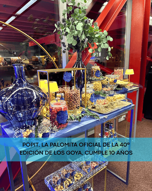 POPIT, la palomita oficial de la 40ª edición de los Goya, cumple 10 años