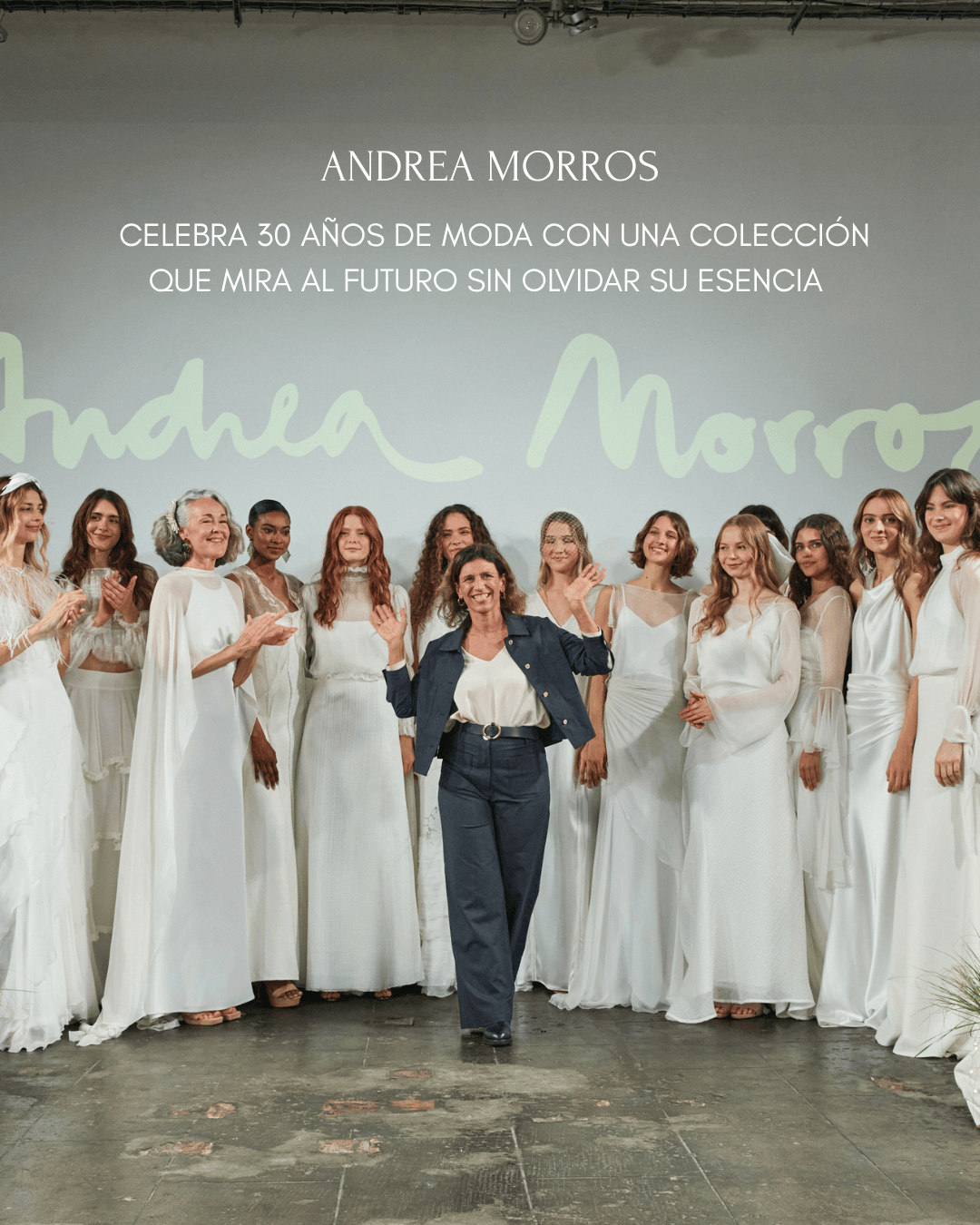 Andrea Morros celebra 30 años de moda con una colección que mira al futuro sin olvidar su esencia