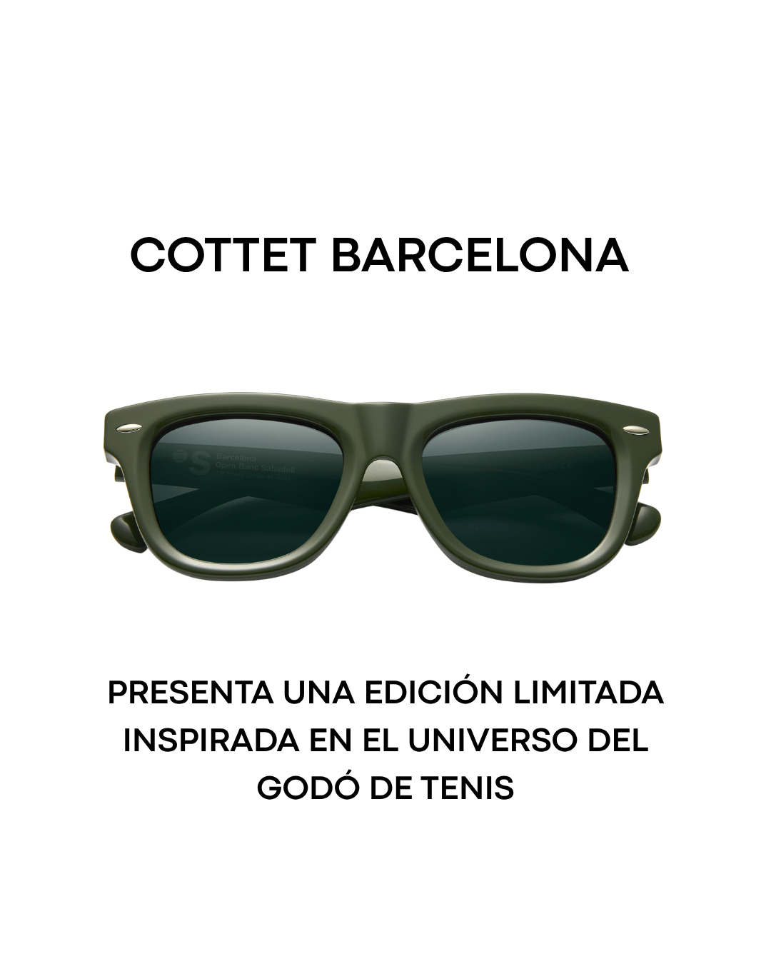 COTTET Barcelona presenta una edición limitada inspirada en el universo del Godó de Tenis