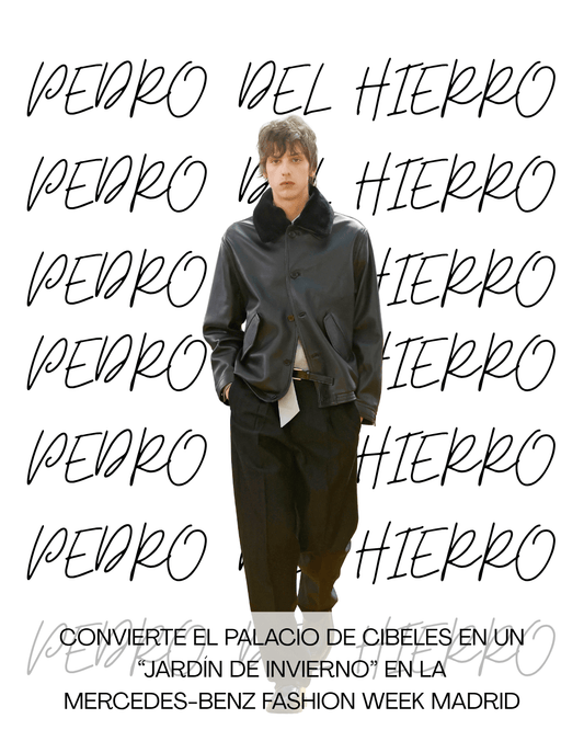 Pedro del Hierro convierte el Palacio de Cibeles en un “Jardín de Invierno” en la Mercedes-Benz Fashion Week Madrid