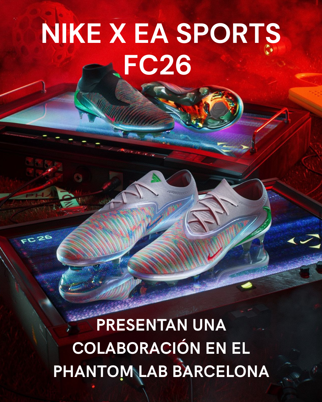 Nike x EA SPORTS FC26 presentan una colaboración en el Phantom Lab Barcelona