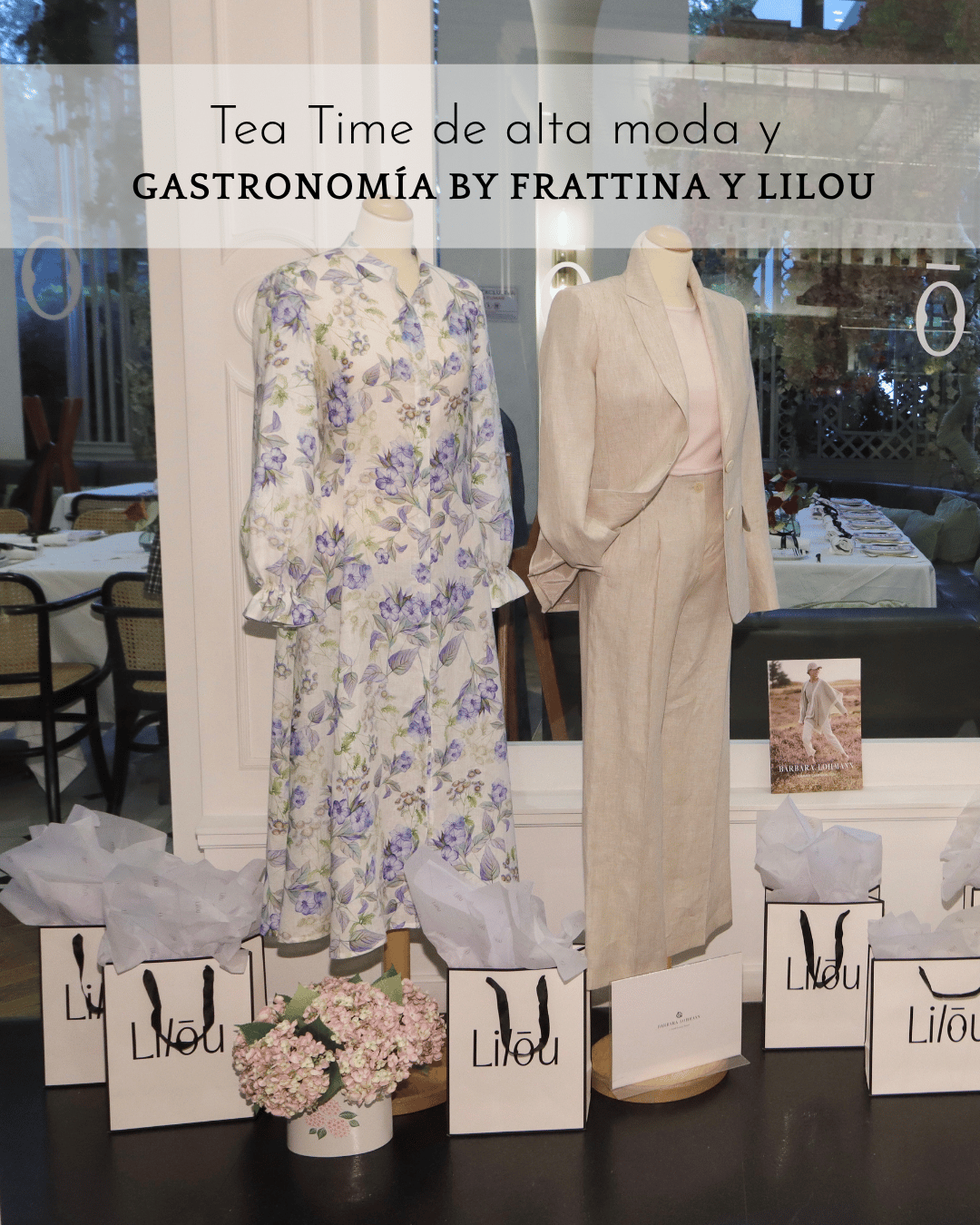 Tea Time de alta moda y gastronomía by Frattina y Lilou