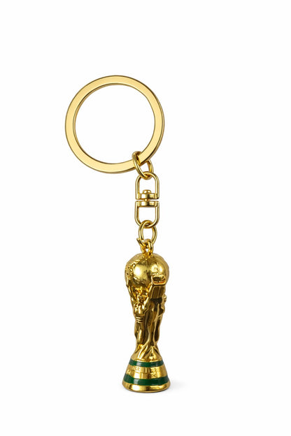 Set de 4 Llaveros Copa del Mundo – Charm Dorado Coleccionable
