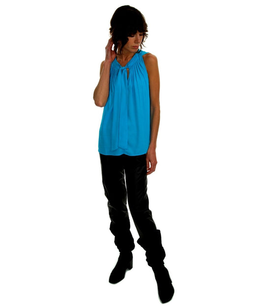 BLUSA MENDOZA AZUL