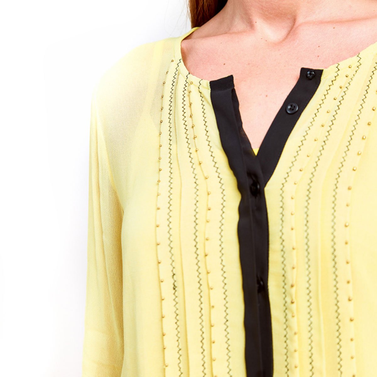 Blusa Niza Roma canario - Niza México