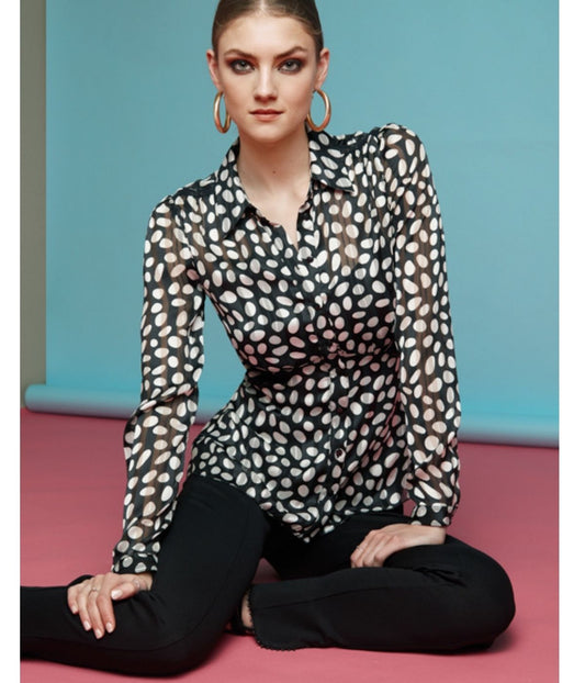 BLUSA CORTE CAMISERO