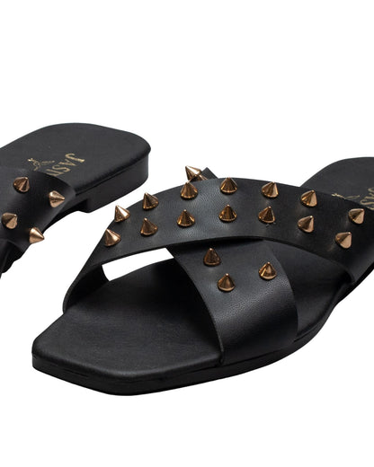 SANDALIAS HOMSI NEGRO