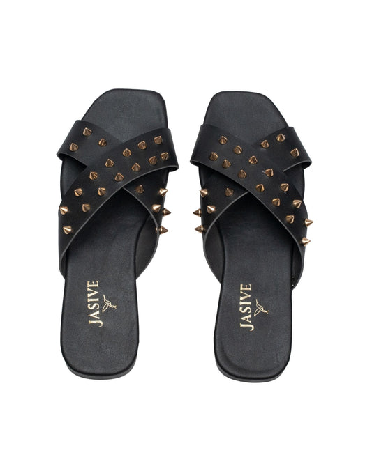 SANDALIAS HOMSI NEGRO